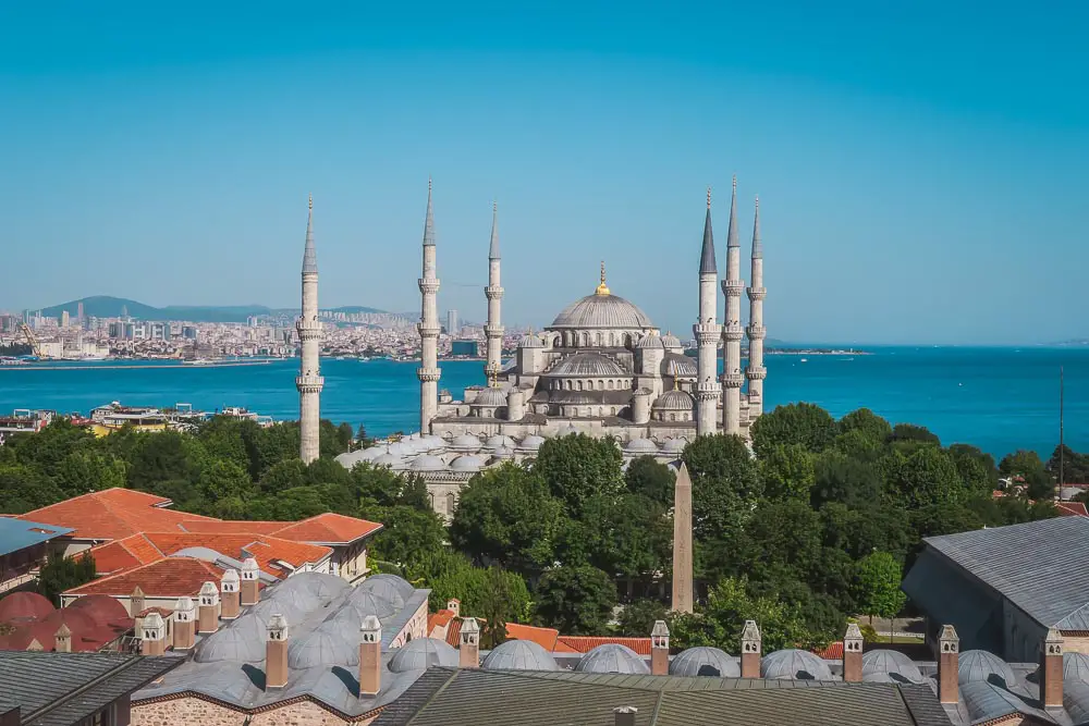 Blaue Moschee Sultan Ahmet Camii in Istanbul Türkei