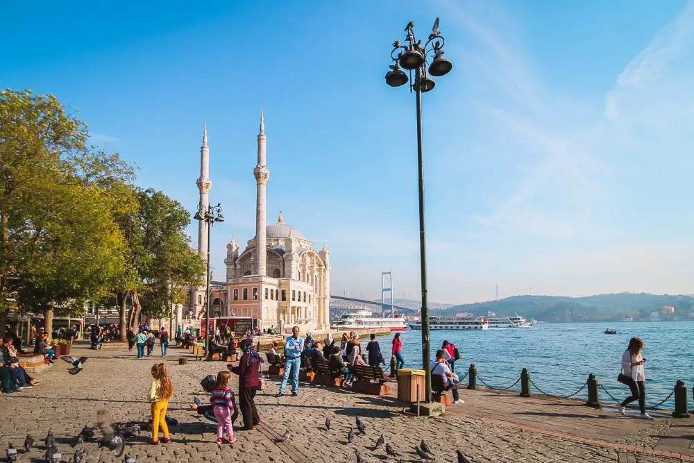 Bosporus in Istanbul in der Türkei