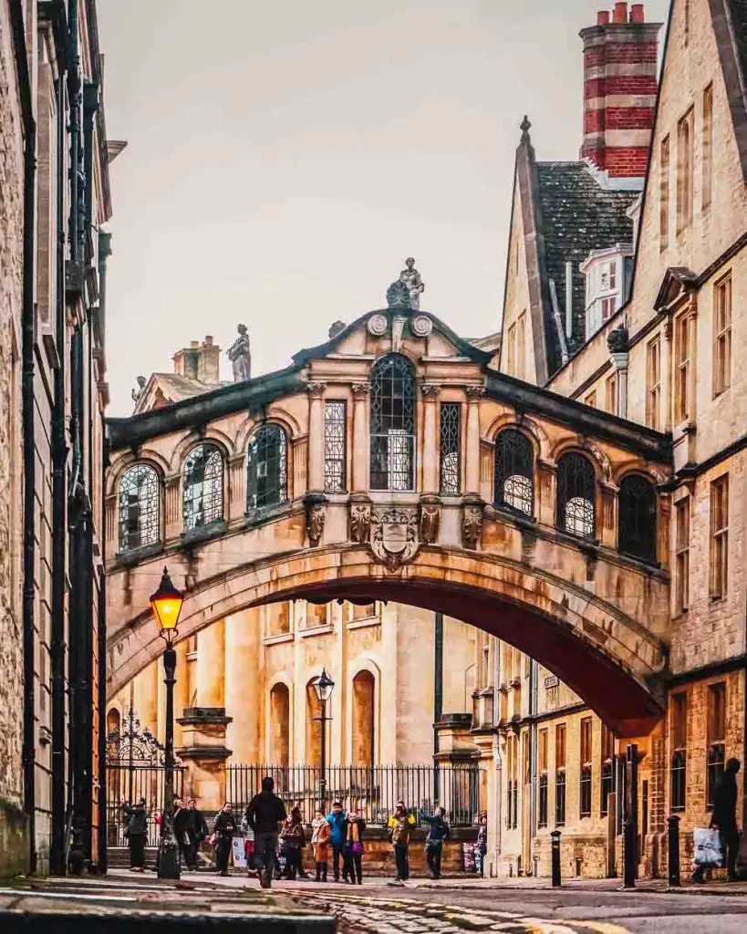 Brücke in Oxford im Vereinigten Königreich