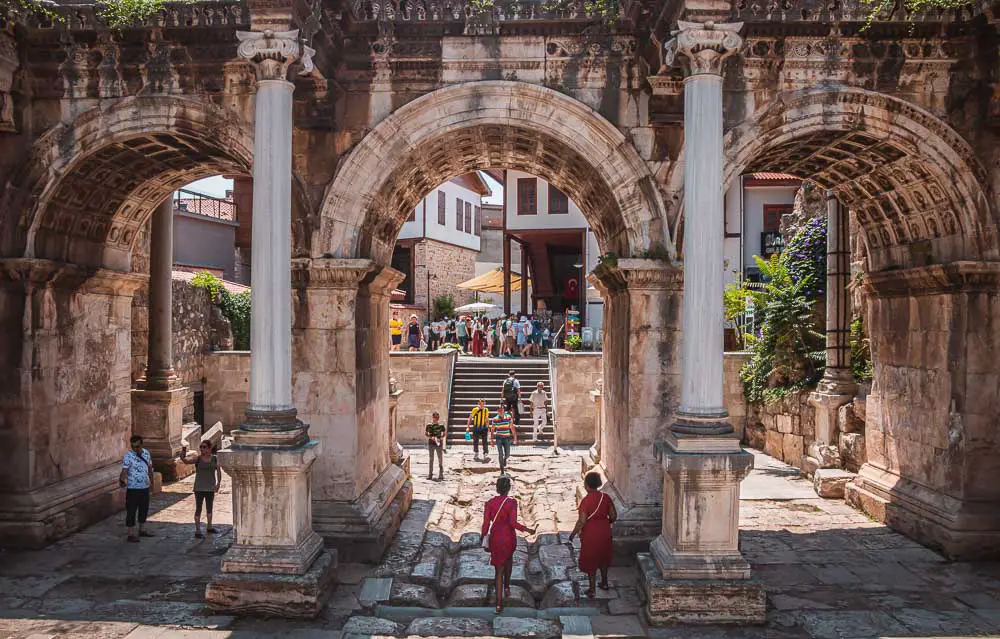 Hadrianstor in Antalya in der Turkei