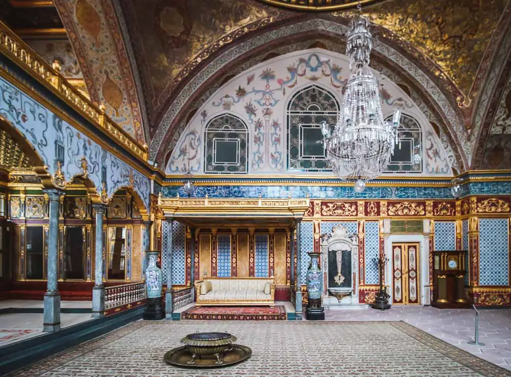 Topkapi Palast in Istanbul in der Türkei