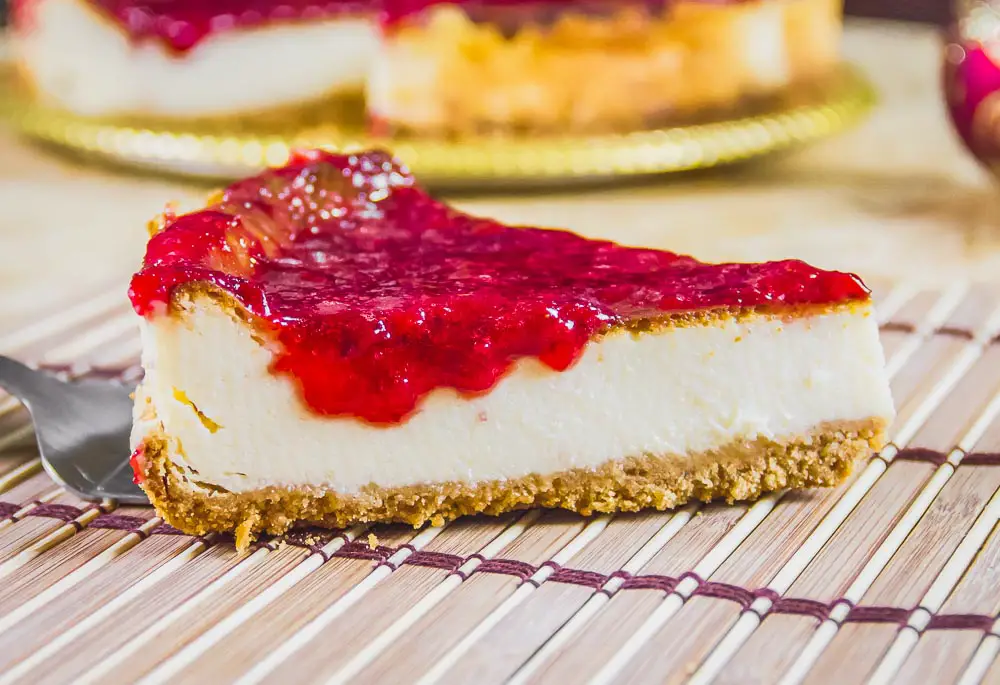 New York Style Cheesecake Essen aus den USA New York Style Cheesecake Kuchen aus den USA
