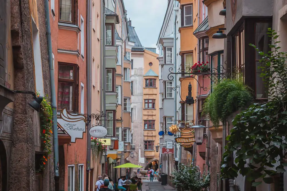 Altstadt Innsbruck Österreich