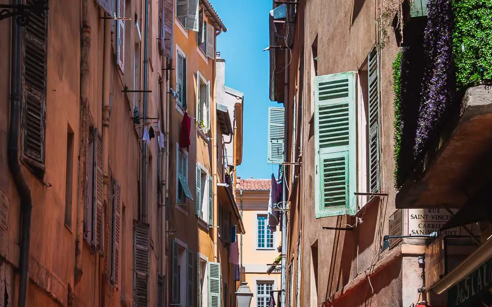 Altstadt von Nizza in Frankreich Altstadt von Nizza in Frankreich