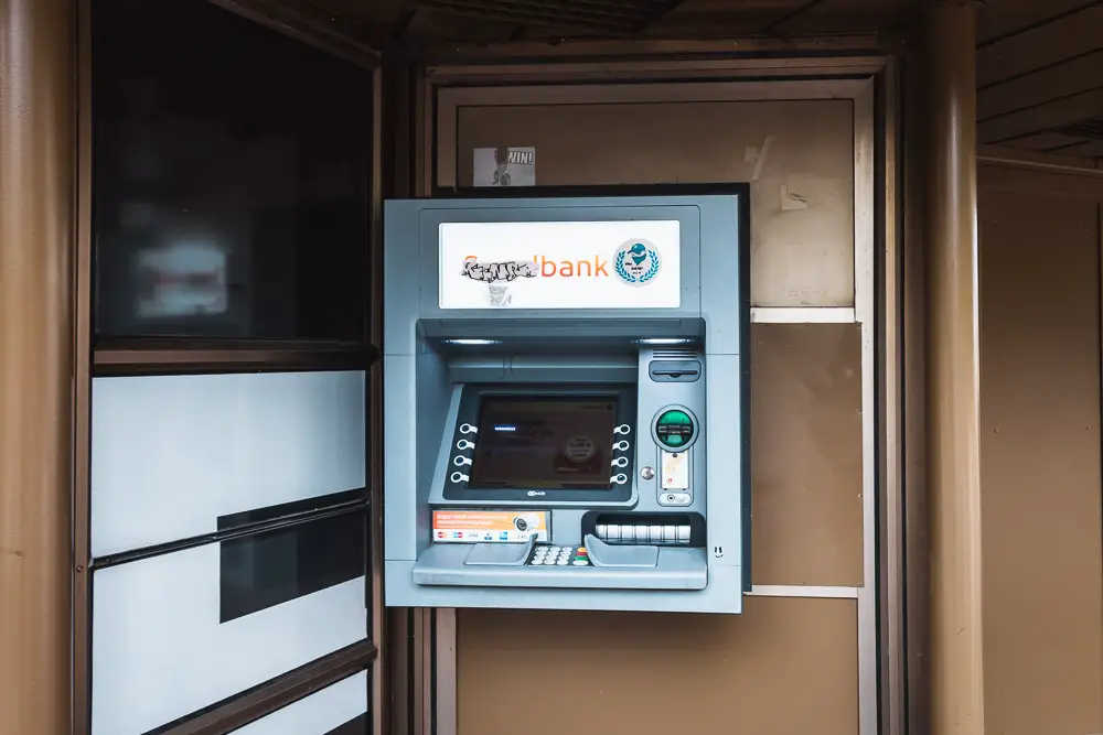 Geldautomat in Estland