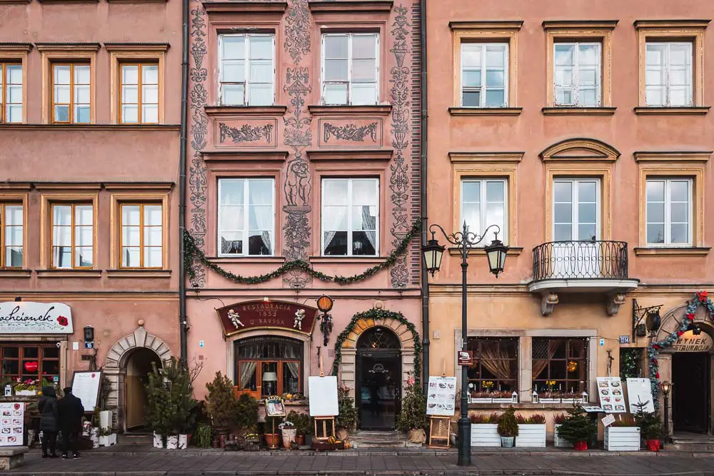 Altstadtmarkt von Warschau in Polen