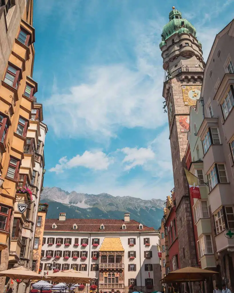 Innsbruck Goldenes Dachl Altstadt Österreich