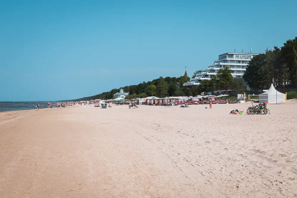 Jurmala Strand in Lettland