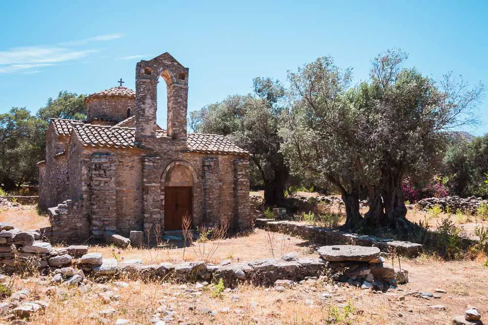 Kirche in Naxos in Griechenland