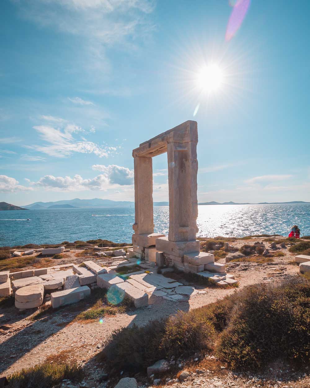 Portara in Naxos in Griechenland