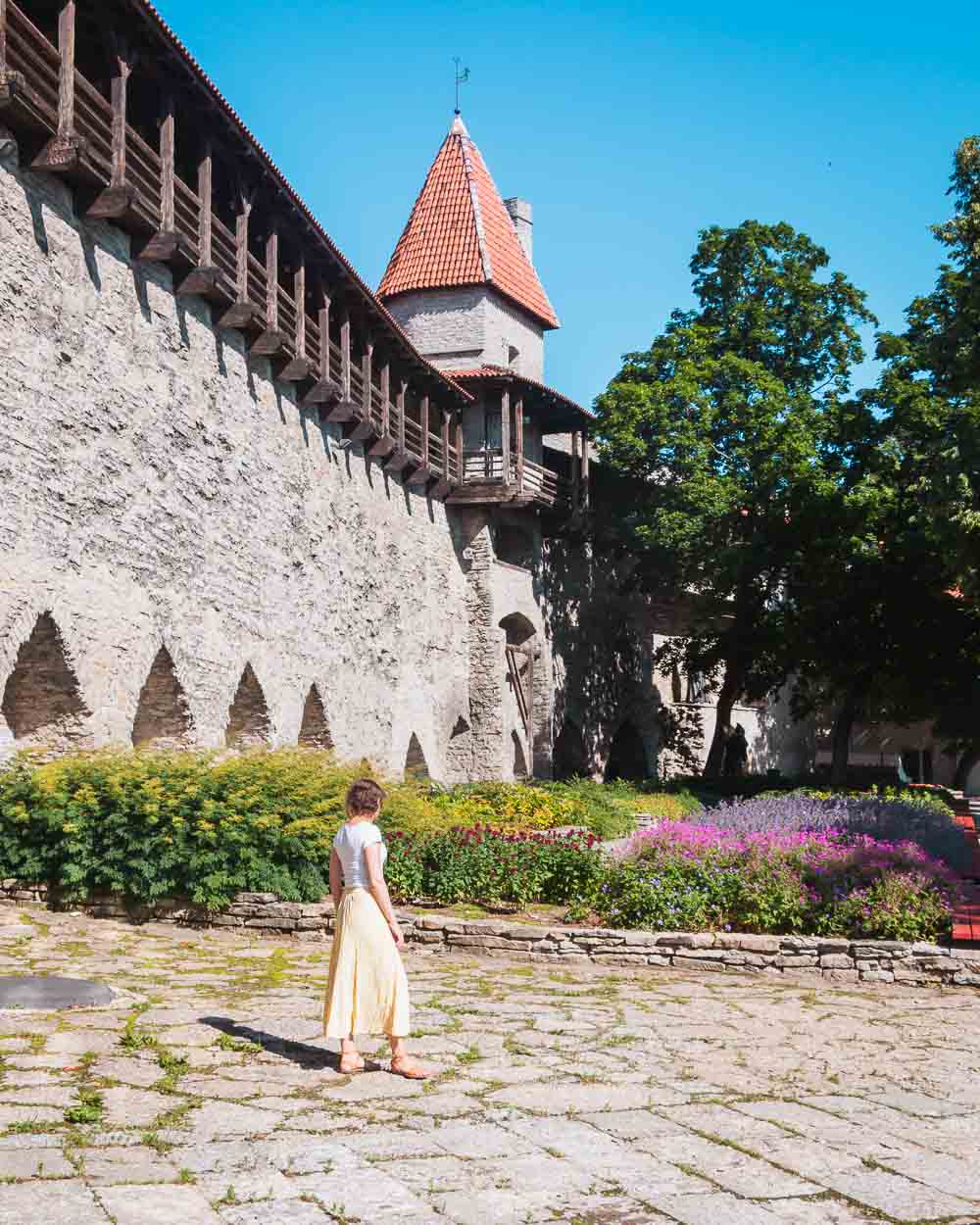 Stadtmauern von Tallinn in Estland
