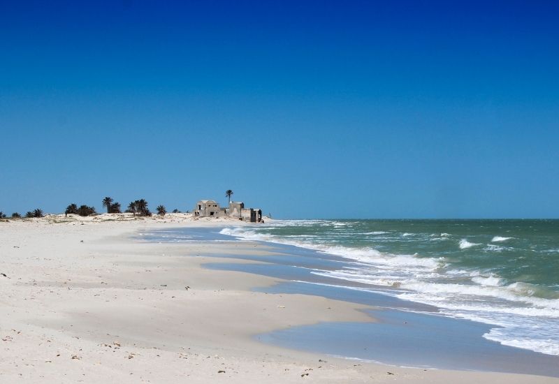 Strand in Djerba in Tunesien