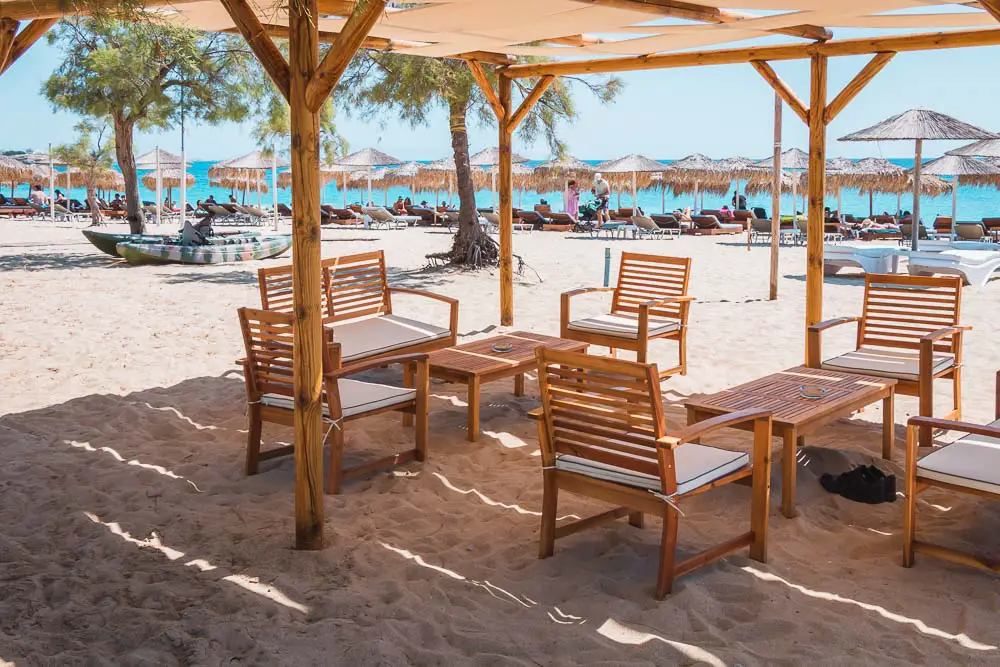 Strand in Naxos in Griechenland