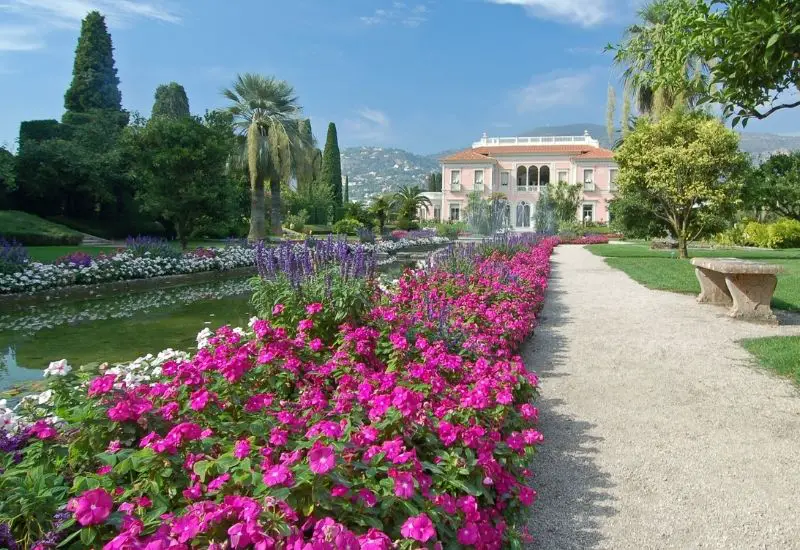 Villa Ephrussi de Rothschild in Nizza in Frankreich Villa Ephrussi de Rothschild in Nizza in Frankreich