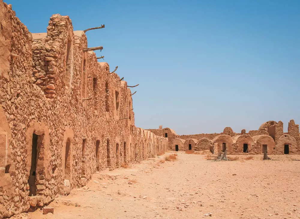 Haus in der Wüste in Tunesien
