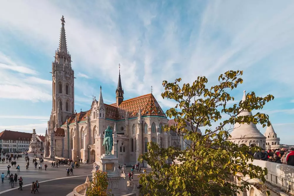 Matthiaskirche in Budapest in Ungarn