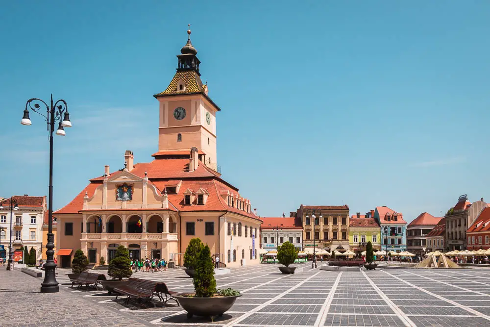 Stadt Brasov in Rumänien