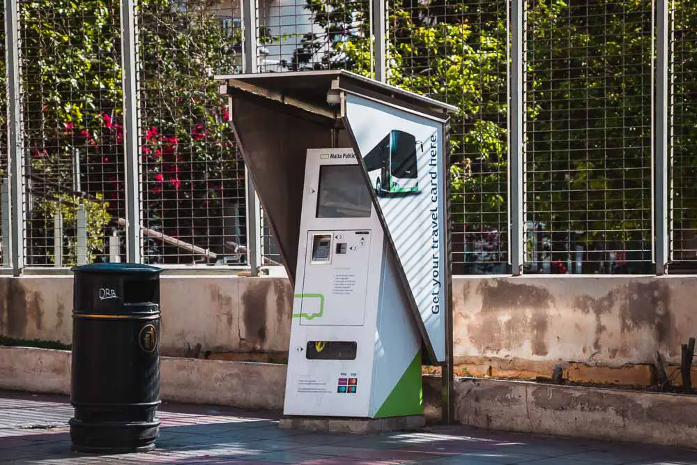 Automat Öffentlicher Verkehr in Malta