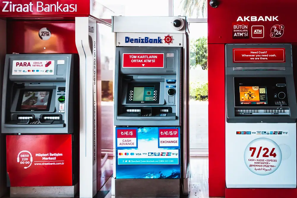 Geldautomaten ATM Türkei