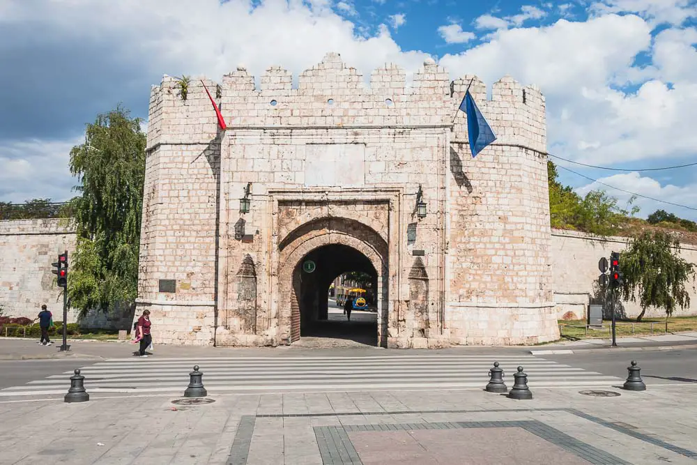 Stambol Tor der Festung in Nis in Serbien