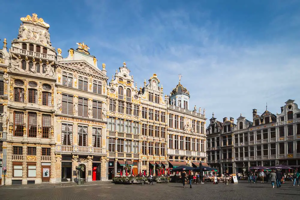 Grote Markt in Brüssel in Belgien Grote Markt in Brüssel in Belgien