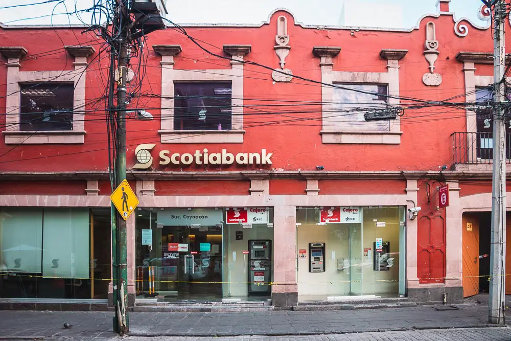 Bank in Mexiko City CDMX Mexiko