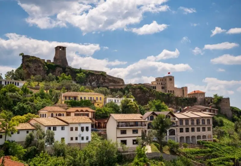 Burg Kruja in Albanien Burg Kruja in Albanien