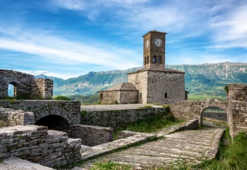 Gjirokastra in Albanien Gjirokastra in Albanien