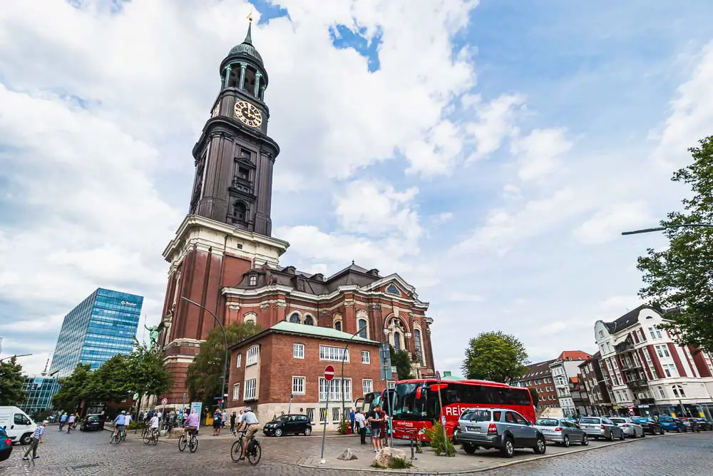 Hauptkirche St Michaelis Michel in Hamburg in Deutschland