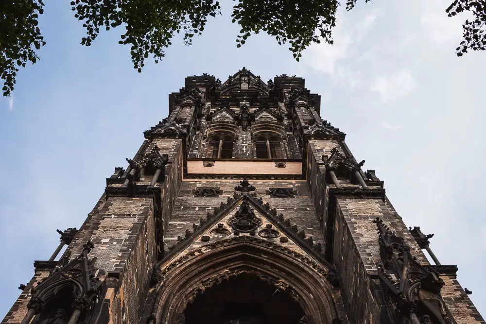 Turm der Hauptkirche St. Nikolai in Hamburg in Deutschland