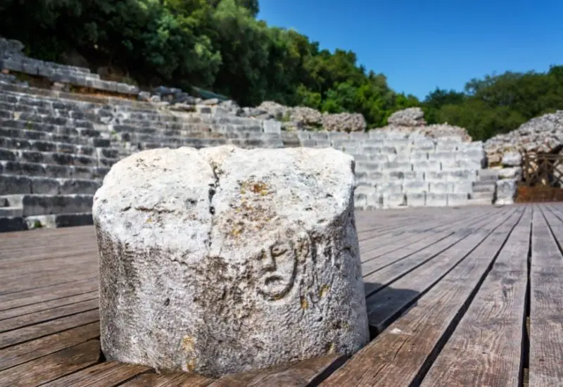 Ruinen von Butrint in Albanien Ruinen von Butrint in Albanien