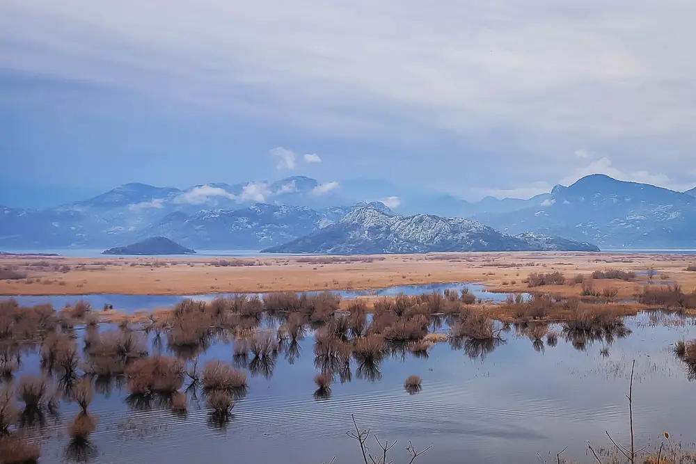 Shkodra See Lake in Albanien