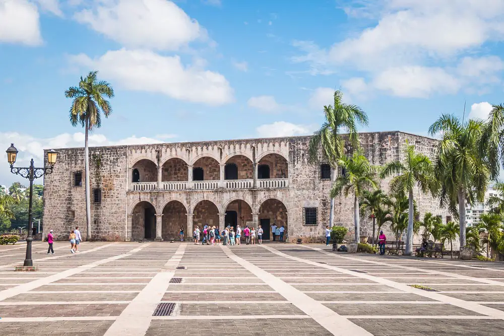 Alcazar de Colonn Kolumbus Palast in Santo Domingo Dominikanische Republik Alcazar de Colonn Kolumbus Palast in Santo Domingo Dominikanische Republik