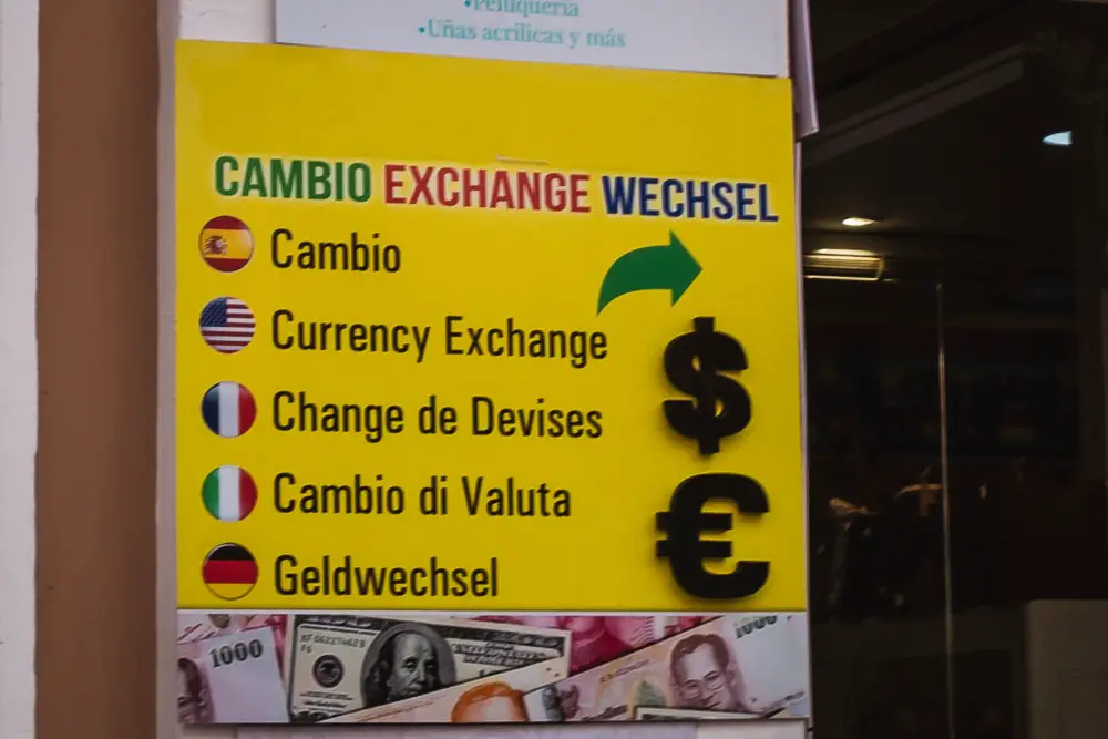 Cambio Exchange Wechsel in der Dominikanischen Republik