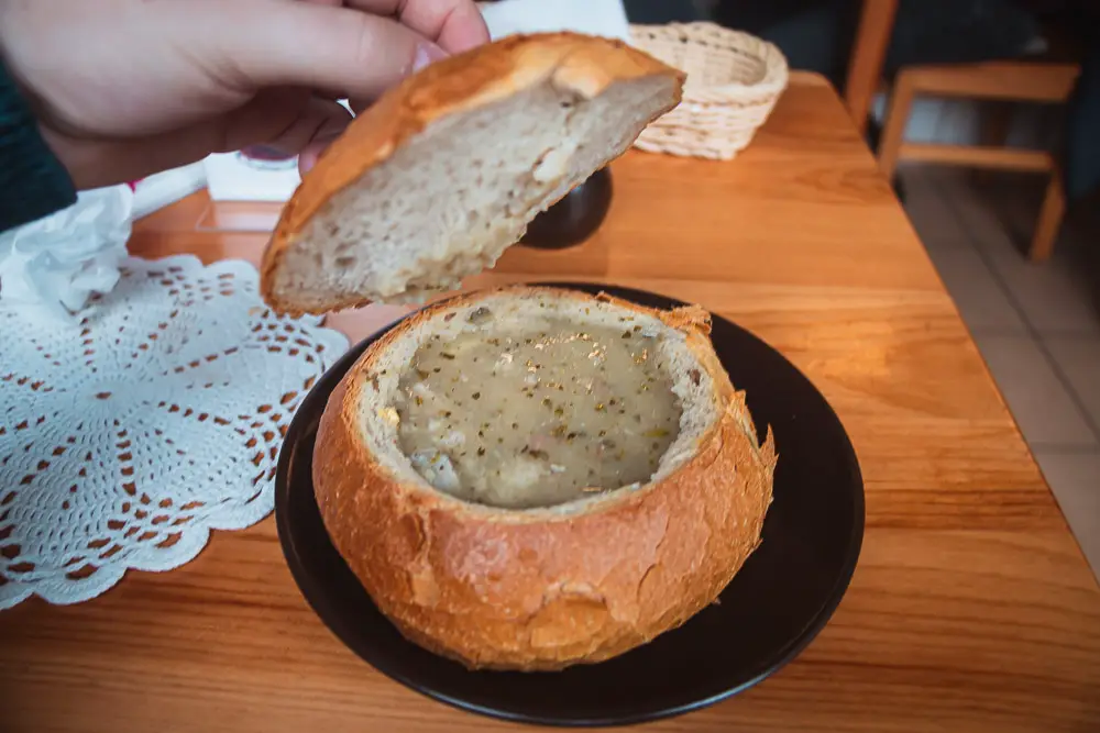 Zurek Suppe in Warschau in Polen