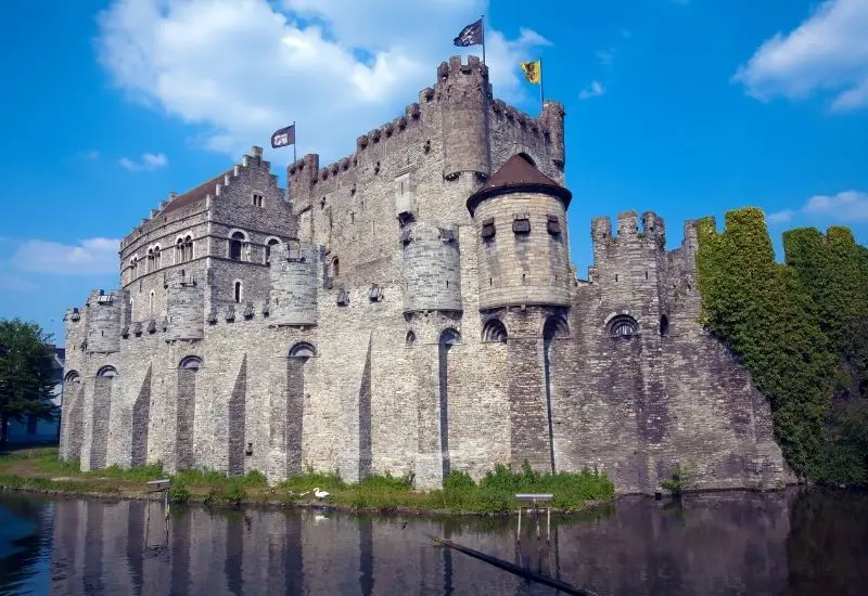 Burg Gravensteen in Belgien Burg Gravensteen in Belgien