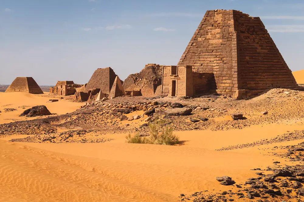 Meroe Pyramiden im Sudan