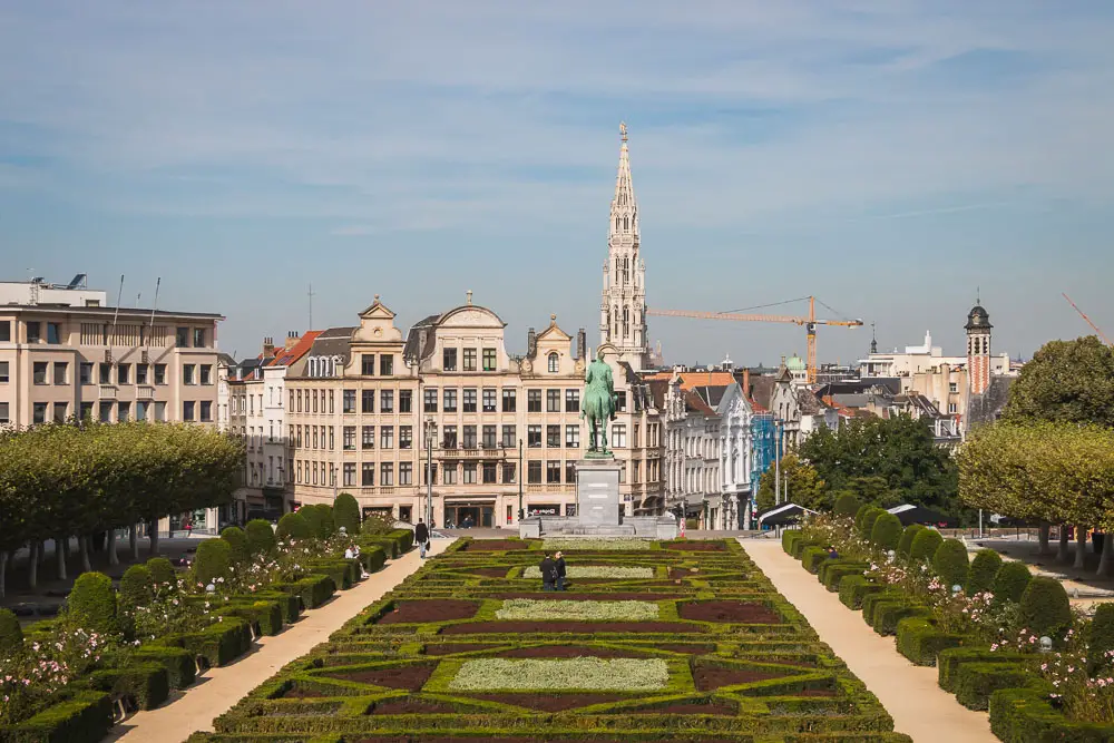 Mont des Arts in Brüssel in Belgien