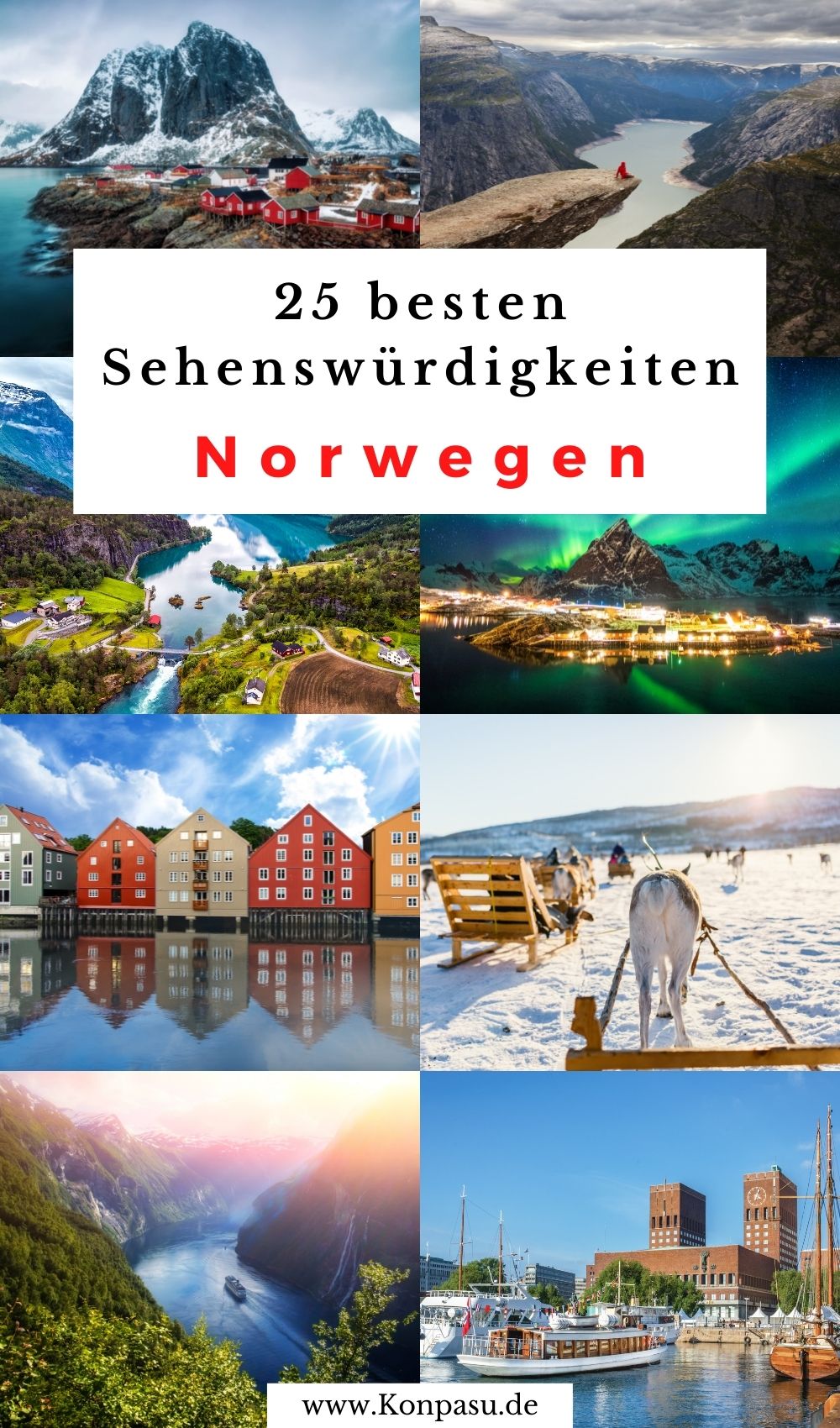 25 Sehenswürdigkeiten in Norwegen, die Du sehen musst!