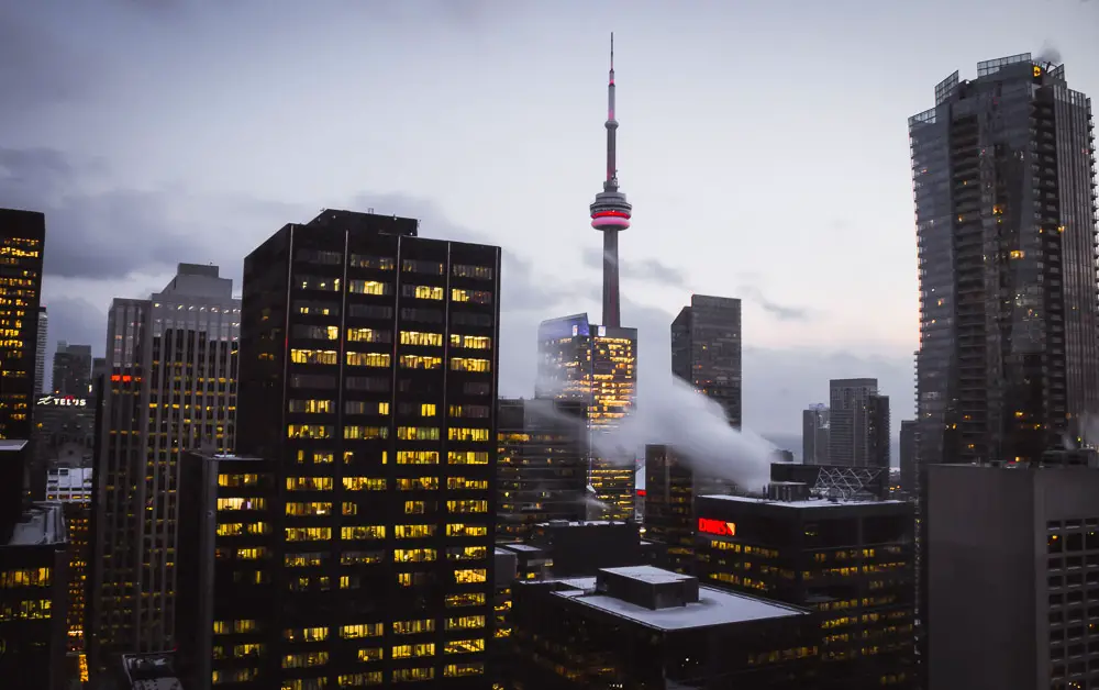 Skyline von Toronto in Kanada