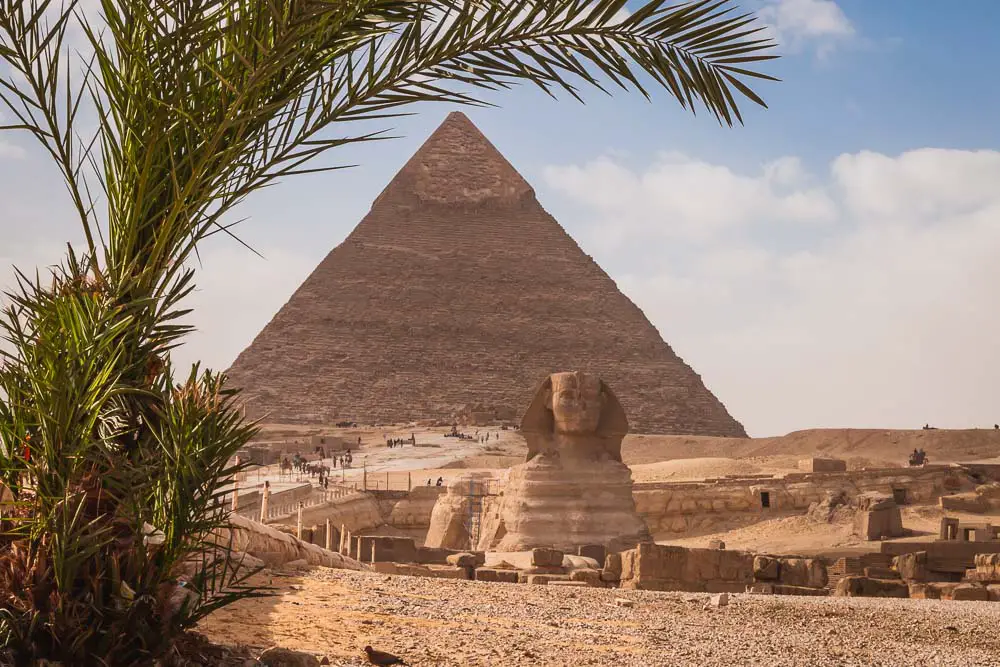 Sphinx in Gizeh in Kairo in Ägypten