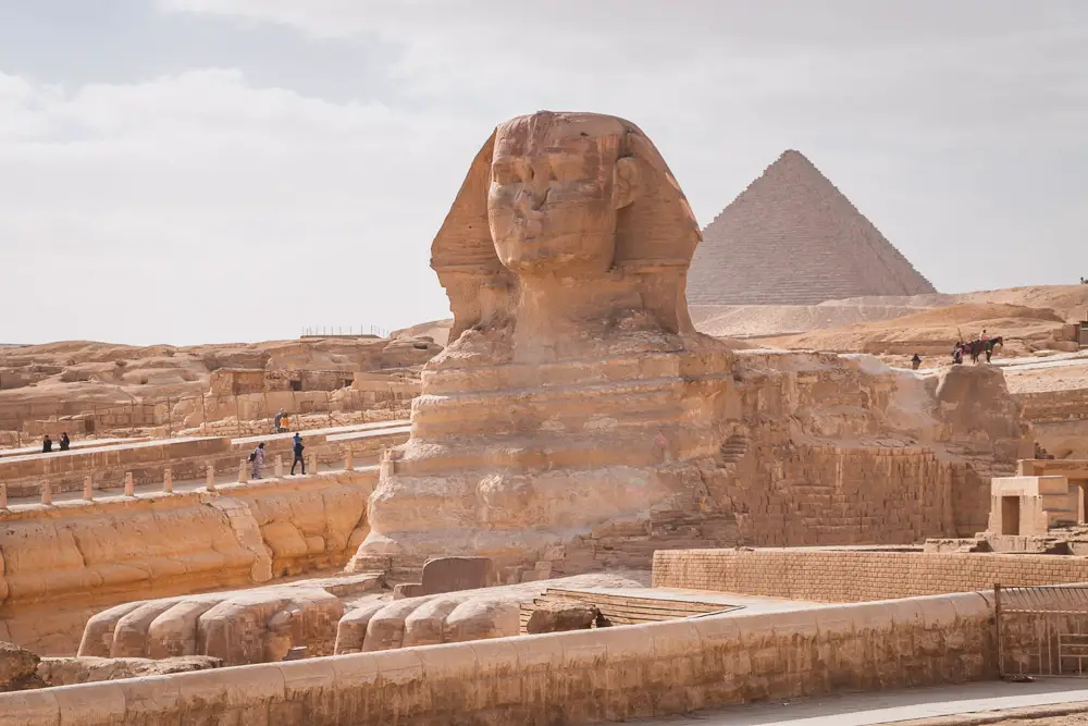 Sphinx in Gizeh in Kairo in Ägypten Sphinx in Gizeh in Kairo in Ägypten
