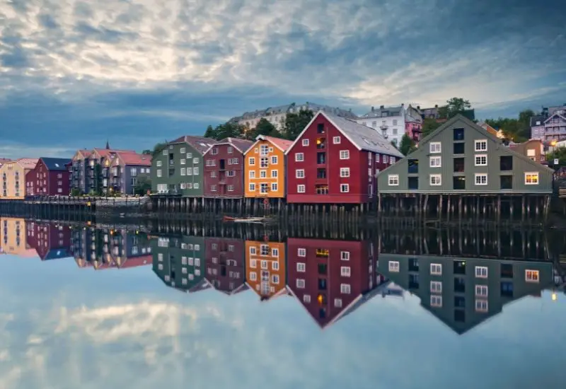 Trondheim in Norwegen 