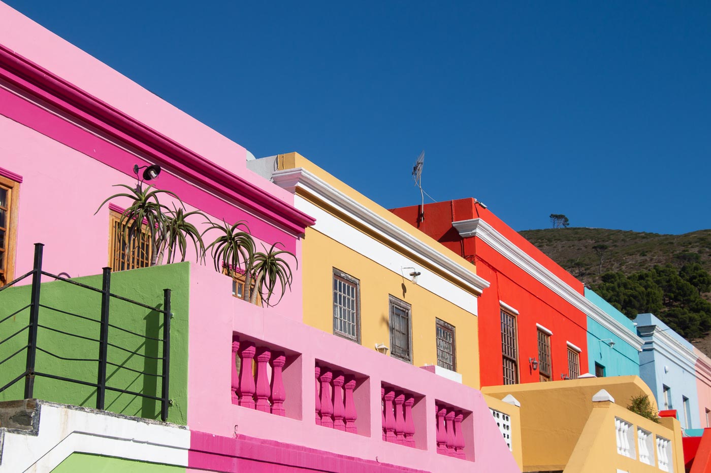 Bo Kaap Viertel in Kapstadt in Südafrika Bo Kaap Viertel in Kapstadt in Südafrika