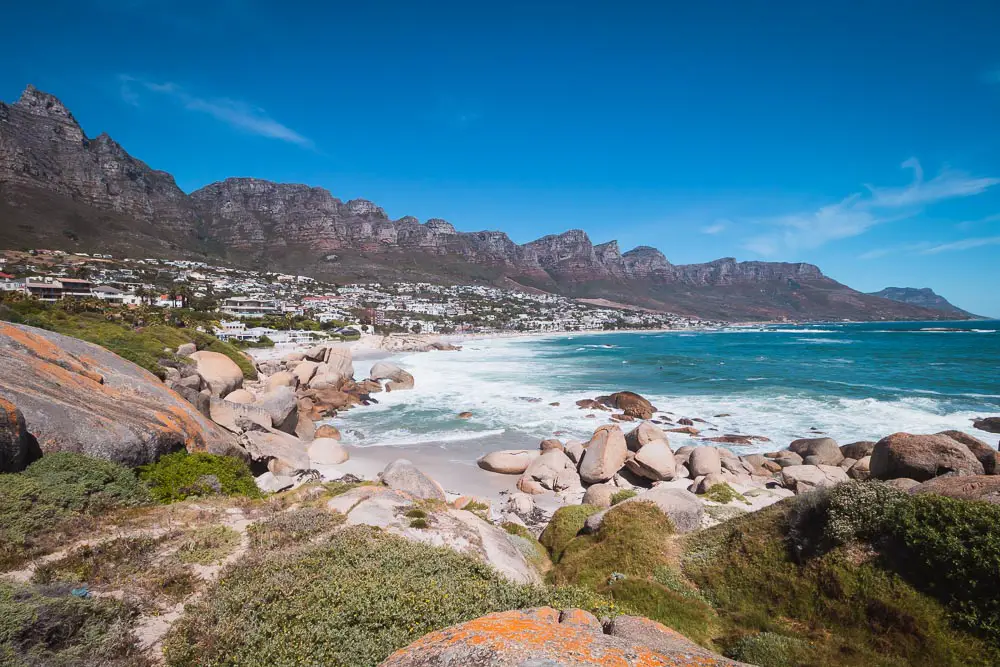 Camps Bay Strand in Südafrika Camps Bay Strand in Südafrika