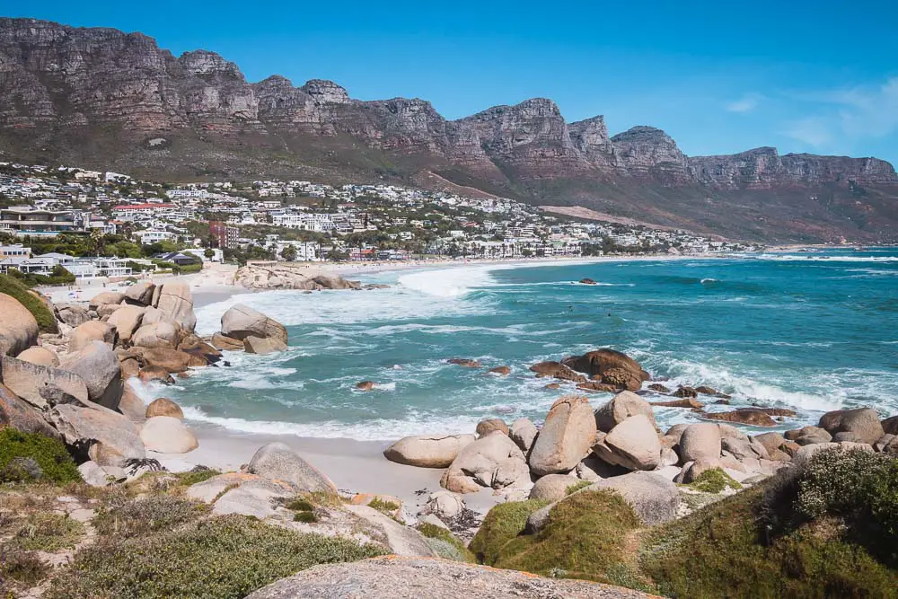 Camps Bay in Kapstadt in Südafrika Camps Bay in Kapstadt in Südafrika