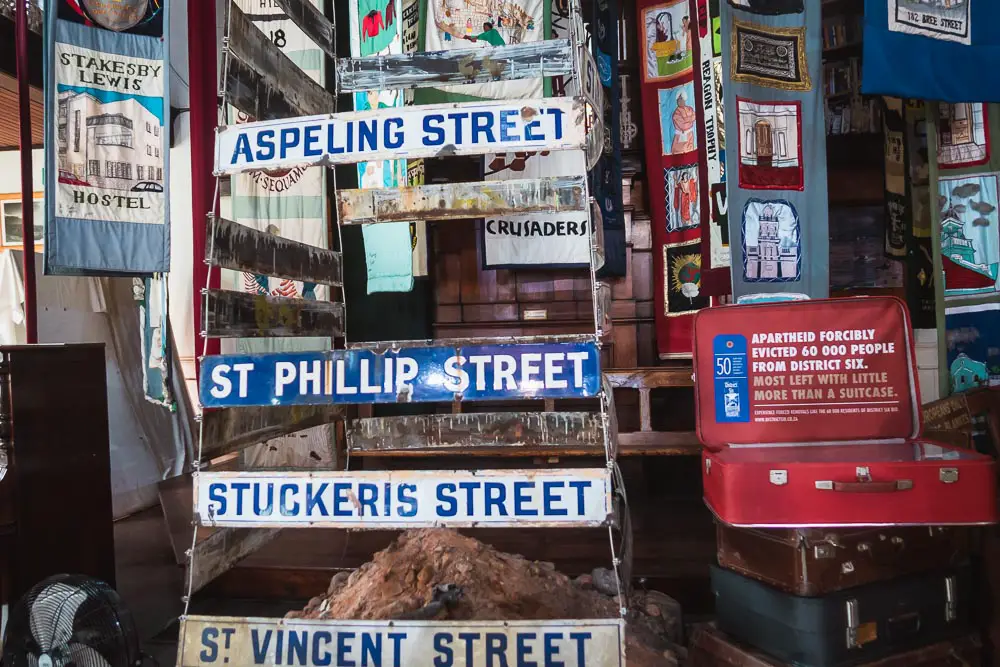 District Six Museum in Kapstadt in Südafrika District Six Museum in Kapstadt in Südafrika