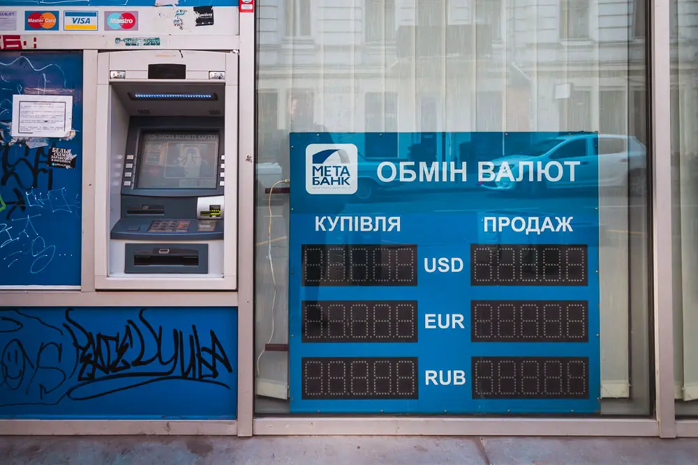 Filiale der Meta Bank in der Ukraine