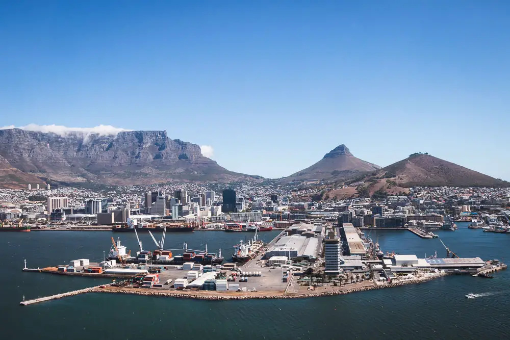 Hafen in Kapstadt in Südafrika