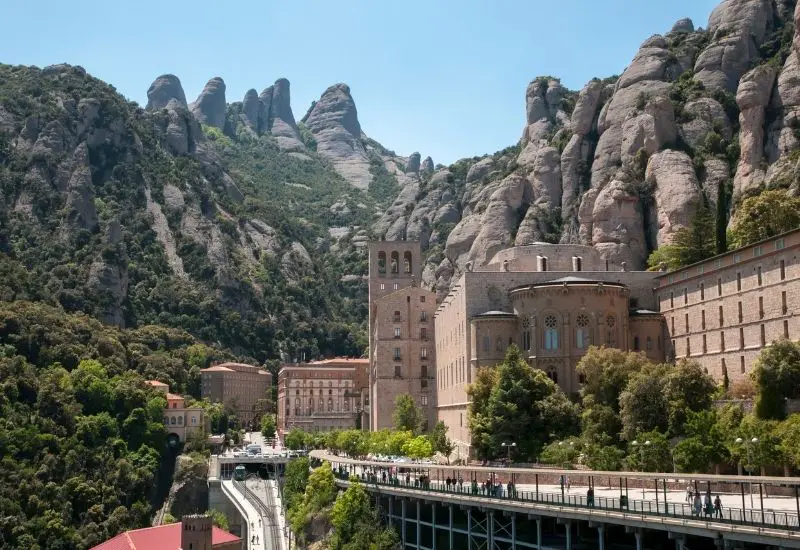 Montserrat Kloster nahe Barcelona in Spanien